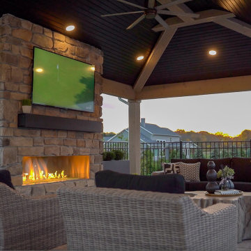 Wadsworth Structure, Fireplace, Outdoor Kitchen and Patio Project