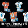 Original Art of the NFL 1968 Denver Broncos Uniform