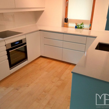 Darmstadt Blanco Norte Silestone Arbeitsplatten