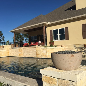 Elevated Porch hot tub