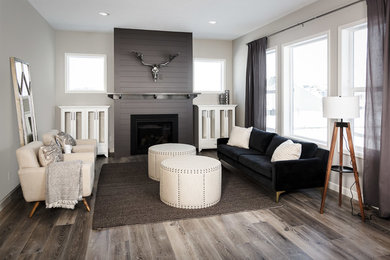 Elegant living room photo in Minneapolis