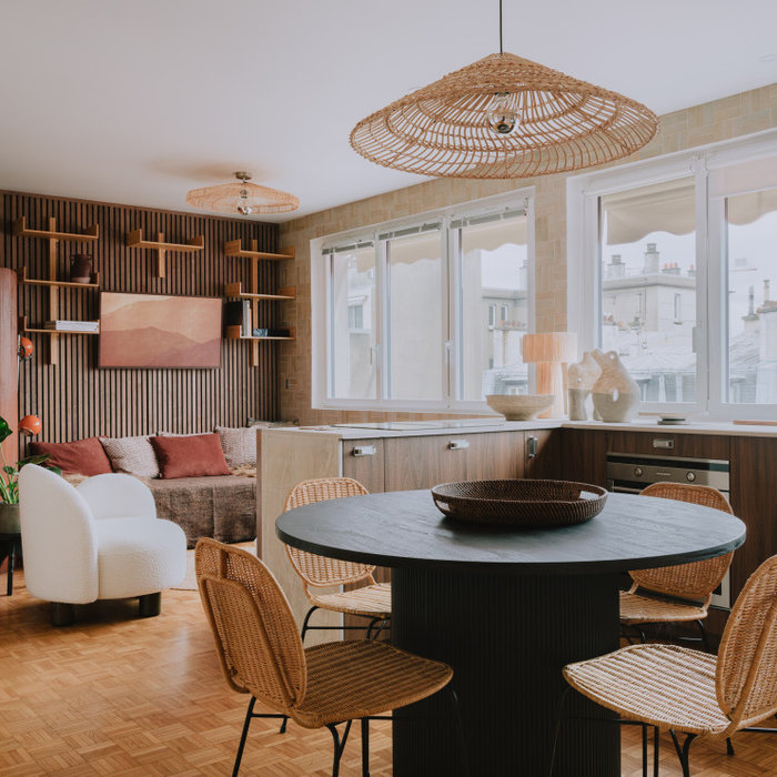 Example of a 1960s kitchen design in Paris