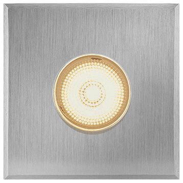 Hinkley Dot Led Large Square Button Light, Stainless Steel