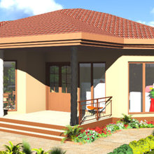 Brown house