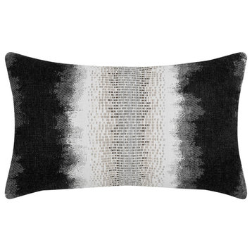 Resilience Charcoal Indoor/Outdoor Performance Pillow, 12"x20"