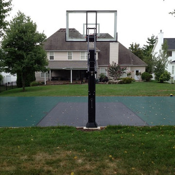 Rob R's Pro Dunk Platinum Basketball System on a 45x30 in Fenton, MO