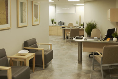 Home office - modern home office idea in Los Angeles