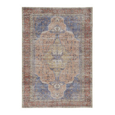 Feizy 39APFRST Percy Machine Made Tan / Ivory Area Rug - 4' X 6' Rectangle
