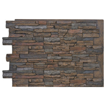 Faux Stone Wall Panel - ALPINE, Sedona, 36"x48" Wall Panel