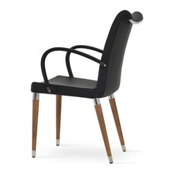 Tulip Wood Arm - Dining Chairs
