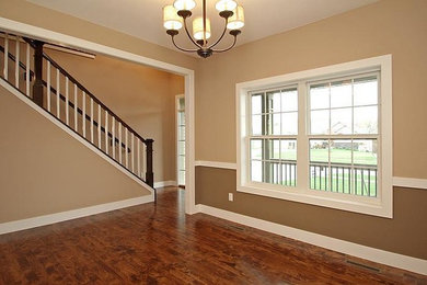 Inspiration for a timeless staircase remodel in Cedar Rapids
