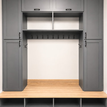 Family-Friendly Custom Mudroom & Lockers
