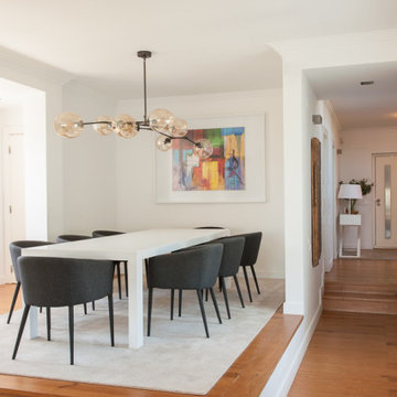 White Dining Table on Raised Platform, Birre House