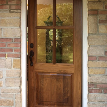 Custom Walnut Exterior Door