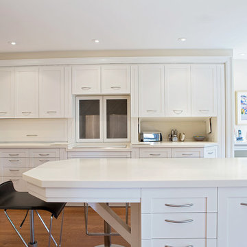 Cloud white downtown condo