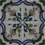 2.75x2.75 Seville Talavera Mexican Tile, Set Of 16 Pcs