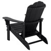 Orlando Plastic Wood Adirondack Chair, Black