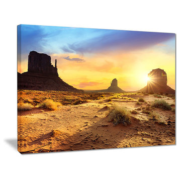 "Monument Valley" Landscape Canvas Photo Print, 40"x30"