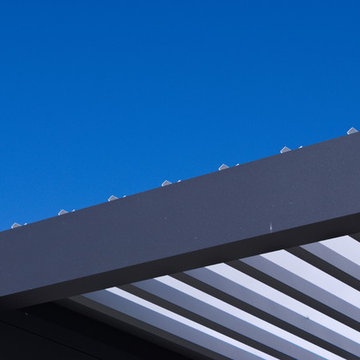 Frei zu öffnendes Terrassendach für ein Einfamilienhaus in München