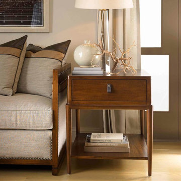 Quoin End Table w/ Drawer by Drexel Heritage