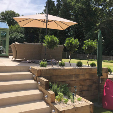 Caterham tiered garden