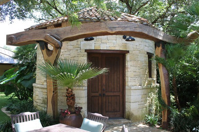 Home design - rustic home design idea in Austin