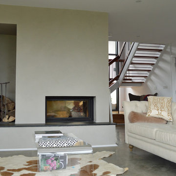 Dual Aspect & Polished Plaster Fireplace - West Sussex