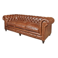 Saddle Brown Leather Sofas Houzz