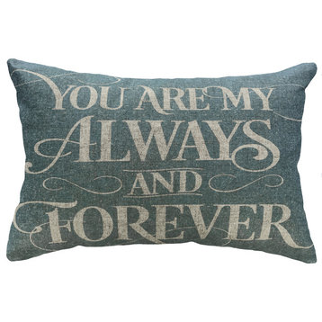 Always and Forever Linen Pillow