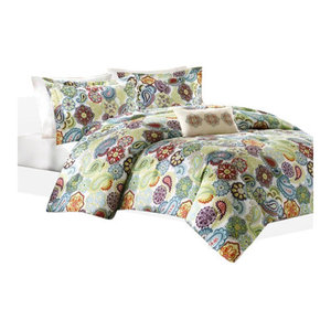 Percale Printed Duvet Cover Set Contemporary Kids Comforters