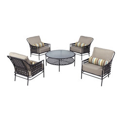Lynnfield 5-Piece Patio Chat Set - Products