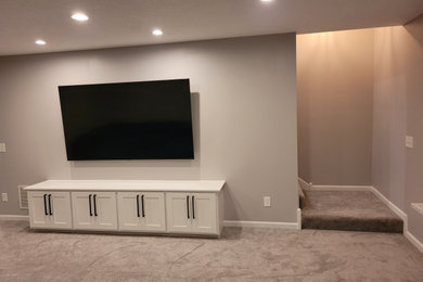 Example of a basement design in Minneapolis