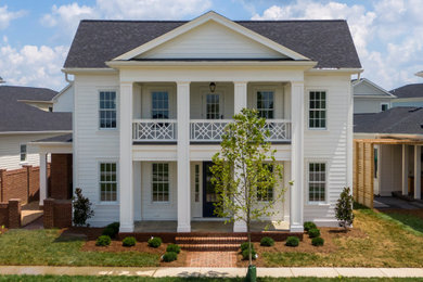 Example of a minimalist exterior home design in Louisville