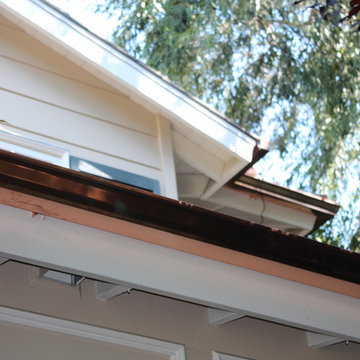 Seamless Copper Rain Gutters in Los Angeles