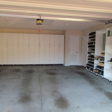 Atlanta Closet - Garage Open and Closed