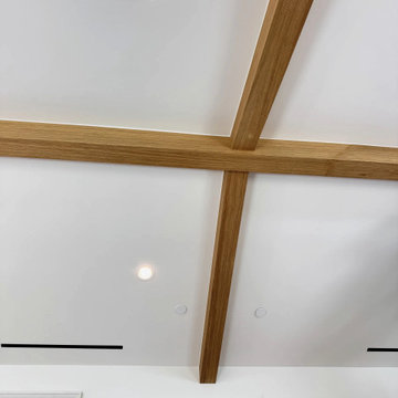 Sherman Oaks White Oak Ceiling Beams
