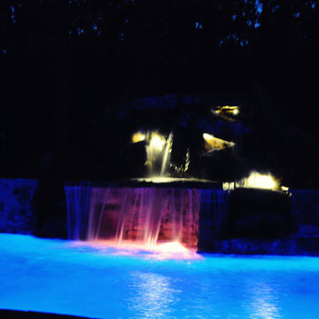 Custom Pool & Waterfall with Grotto.
