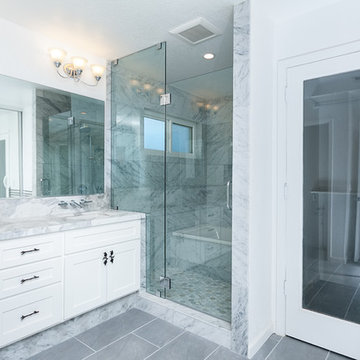 Custom Calacatta Bathroom Remodel