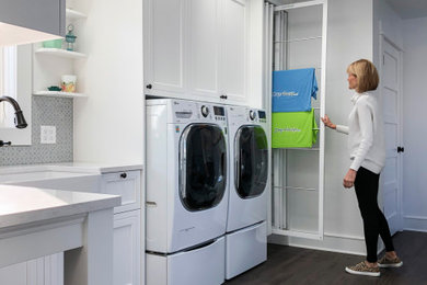 Fresh and Clean Laundry Room in Pewaukee