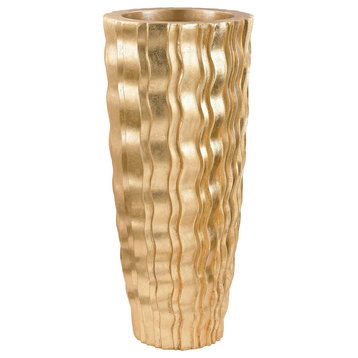 Gold Wave Vessel - Small