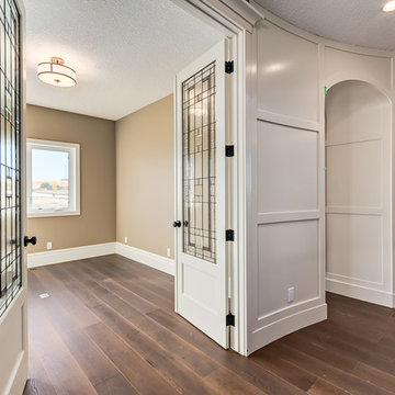 Stunning Spiral Staircase in Custom Home