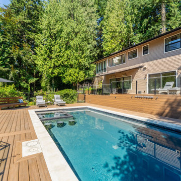 Forest Retreat Pool with Inset Spa
