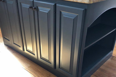 Example of a transitional kitchen design in Other