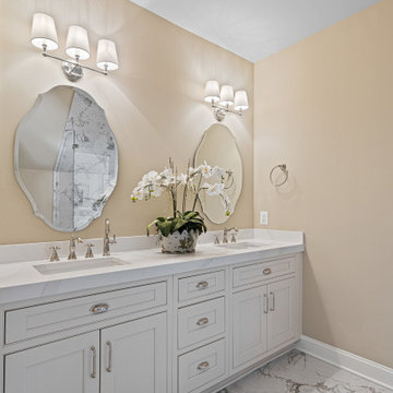 Traditional Style Five Bathroom Remodel Great Falls, VA