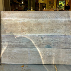 Wide Plank Reclaimed wood rustic Headboard - Headboards