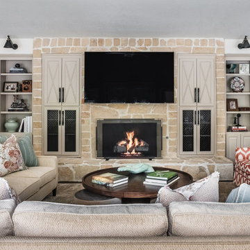 Sophisticated colors in an Alamo Heights home