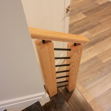 Project #69 | Contemporary Staircase with Horizontal Metal Rods