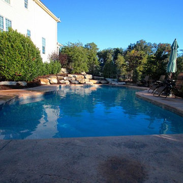 Mountain Lake style salt water in ground pool