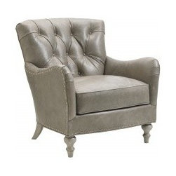 Wescott Leather Chair - Armchairs And Accent Chairs