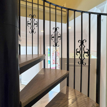 Project #135 | A Vibrant Double Curved Staircase